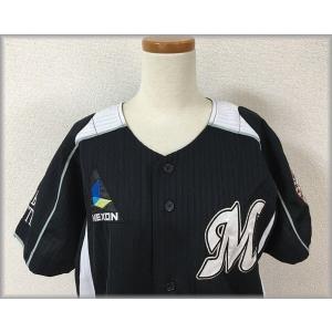 プロ野球 デサント 千葉ロッテマリーンズ Marines レプリカ ビジター ユニフォーム サイズS...