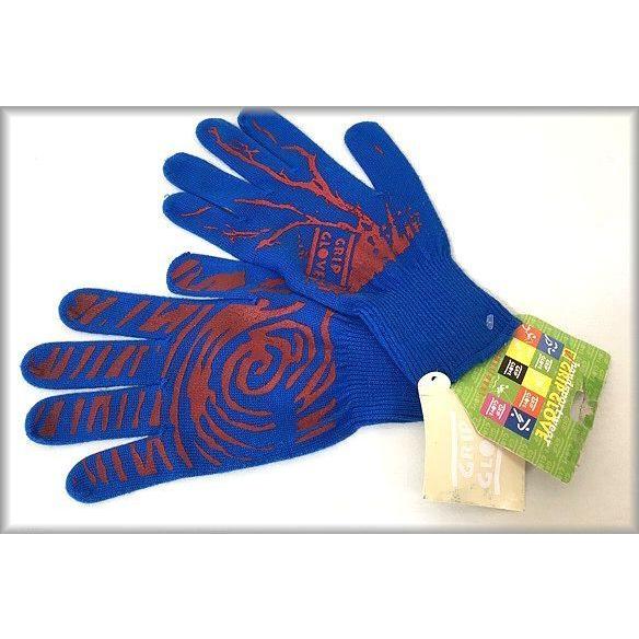 未使用 GRIP GLOVE ファッション グリップグローブ 手袋 血管 手のひら柄 ブルー 自転車...