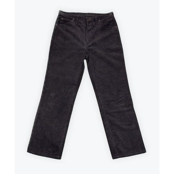 80's 米国製 ラングラー Wrangler 82660BK ビンテージ コーデュロイ パンツ ブ...
