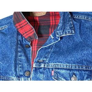 リーバイス LEVI'S ビンテージ 80's 90's デニムジャケット 裏ネル 70417-9316 アメリカ製 サイズM [K]