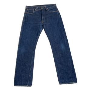 2003年 日本製 リーバイス LEVI'S LVC 47501 -0017 501XX 革パッチ 色濃い 裾チェーンステッチ 表記W36L36 実寸85L84 [k-0183]｜highground