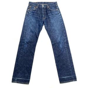 00's 2001 トルコ製 ユーロ リーバイス LEVI'S 501 0101 インディゴ 色濃い目 表記W30L32 実寸W73 L79cm [l-0070]｜highground