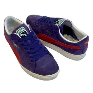 プーマ スウェード PUMA SUEDE Eco 352421-05 スエード パープル レッド 紫...