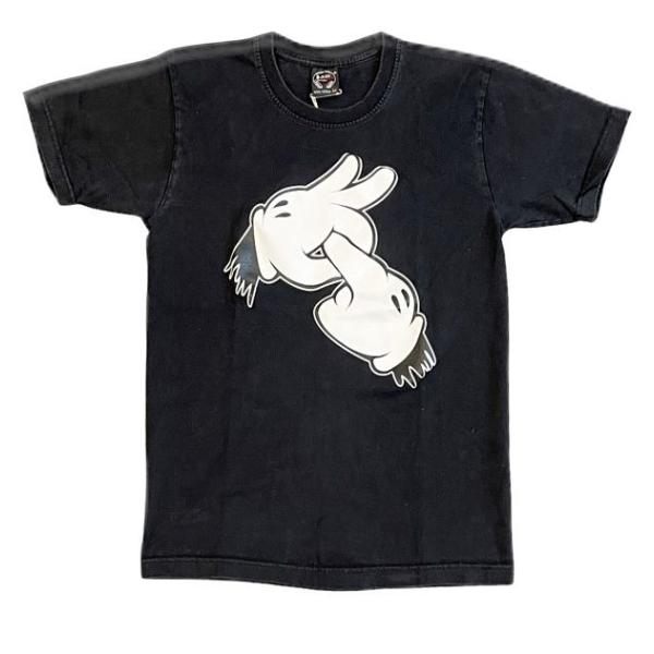 MADE IN THAILAND HEAD T-SCREEN ブート Tシャツ ミッキーハンド パロ...