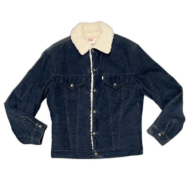 70's 米国製 リーバイス LEVI'S コーデュロイ トラッカージャケット 内ボア 70506-...
