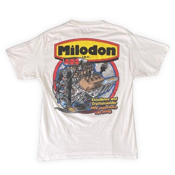 00’s ホンジュラス製 ヘインズ Hanes ビンテージ モーター系 Tシャツ Milodon ミ...