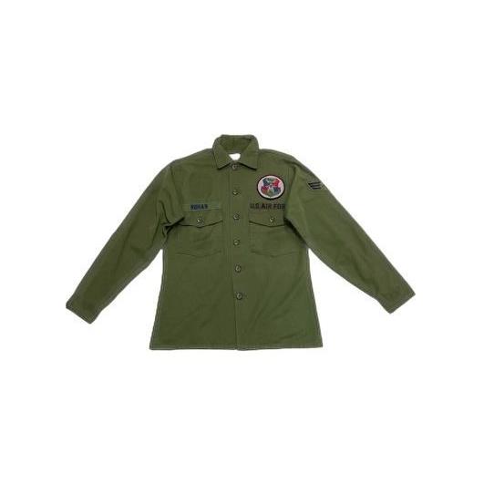80's 米軍 アメリカ空軍 U.S.AIR FORCE ユーティリティシャツ ミリタリーシャツ ワ...