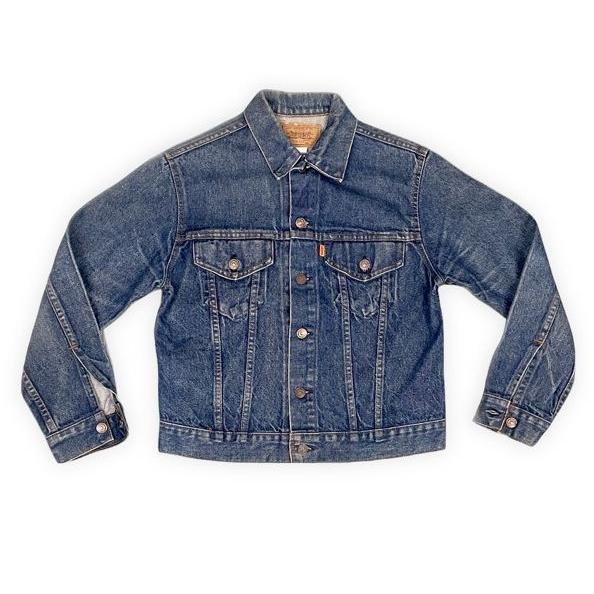 80's 米国製 リーバイス LEVI'S デニムジャケット 78706-0214 オレンジタブ 短...