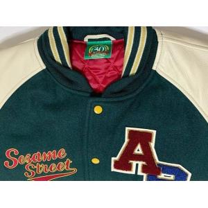 90's 1999 30周年 限定 セサミストリート Sesame Street スタジャン アワー...