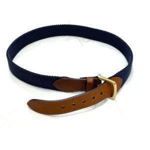未使用 Brooks Brothers ブルックスブラザーズ ベルト レザー キャンバス コンビ サ...