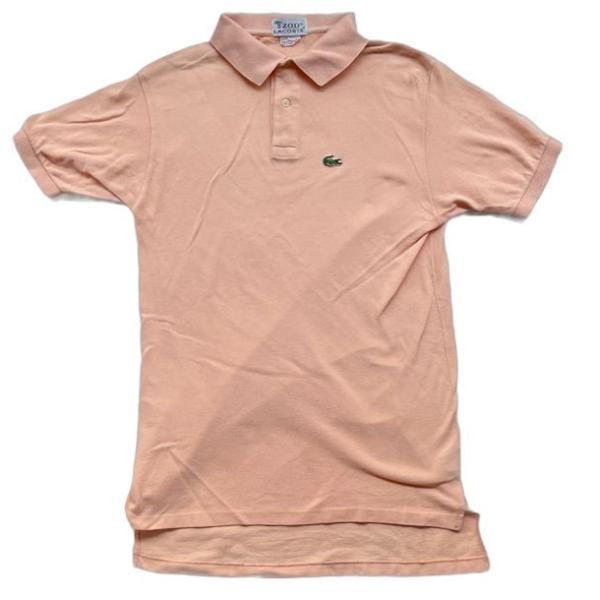 70's 米国製 MADE IN USA 糸巻きタグ ラコステ IZOD LACOSTE ポロシャツ...