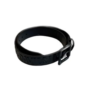 ハーレーダビッドソン HARLEY-DAVIDSON ベルト レザー カウハイド モノクロ ブラック...
