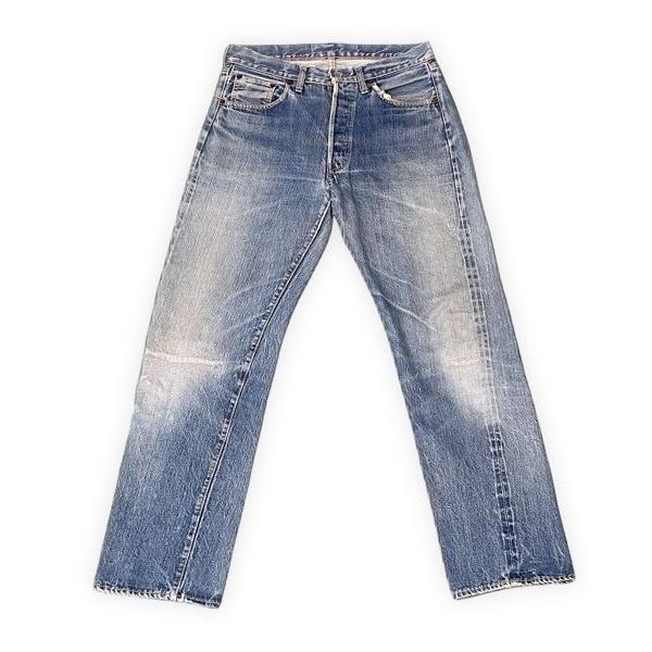 60's 米国製 ビンテージ リーバイス LEVI'S 501 ビッグE 前期 Vステッチ ボタン裏...