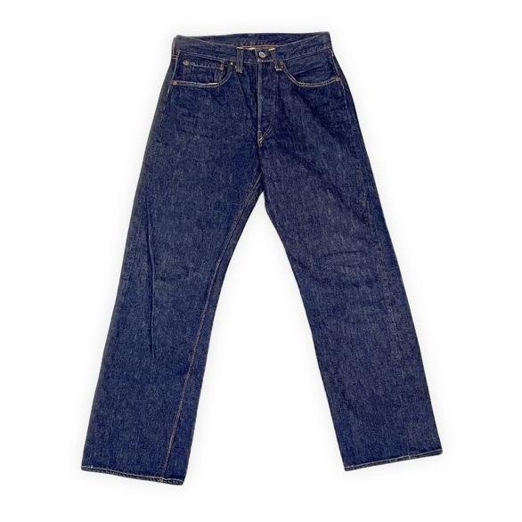 50&apos;s 米国製 ビンテージ リーバイス 色濃 53 LEVI&apos;S 501XX 革パッチ 両面 ビッ...