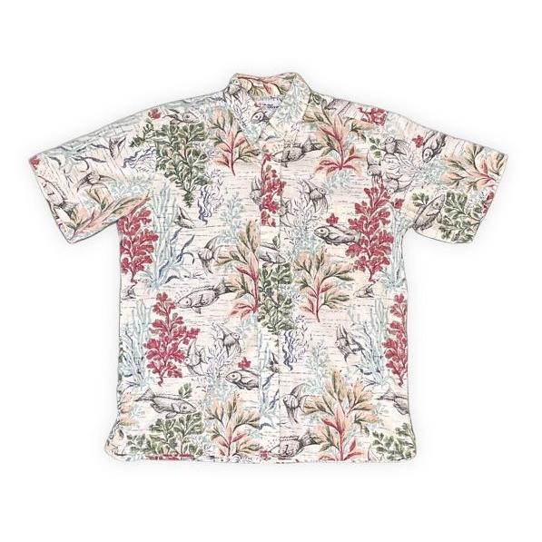 90's 米国 ハワイ製 ビキニタグ Reyn Spooner レインスプーナー 半袖 アロハシャツ...