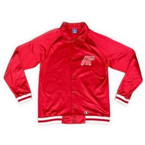 90’s 米国製 チャンピオン Champion ビンテージ サテン コーチジャケット スタジャン ...