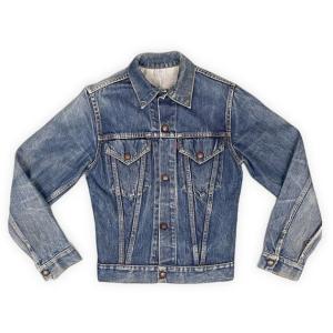 60's 米国製 リーバイス LEVI'S ビンテージ デニムジャケット 557BXX サード 均等...