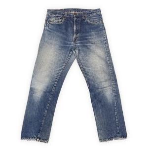 60's 米国製 ビンテージ リーバイス LEVI'S 505-0217 デカ文字 Sタイプ 脇割レインボー ビッグE 表記W34 実寸W82L76cm [ta-1574]