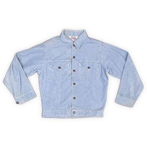 70's 米国製 リーバイス LEVI'S コーデュロイ トラッカージャケット スナップ釦 サドルマ...