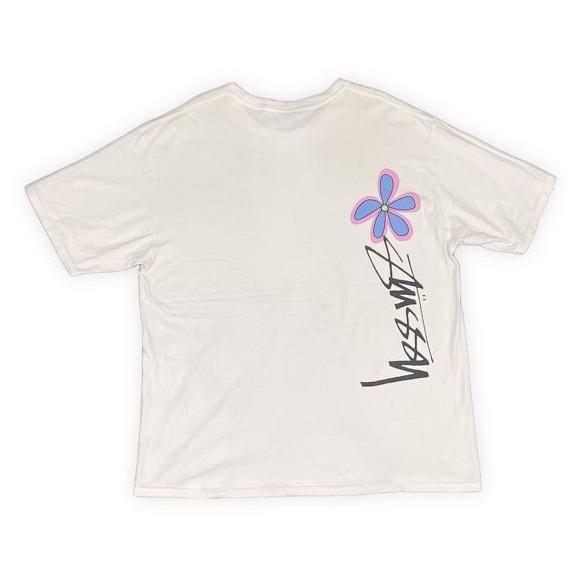 10's メキシコ製 STUSSY オールド ステューシー Tシャツ フラワー 花 初期ショーンホン...