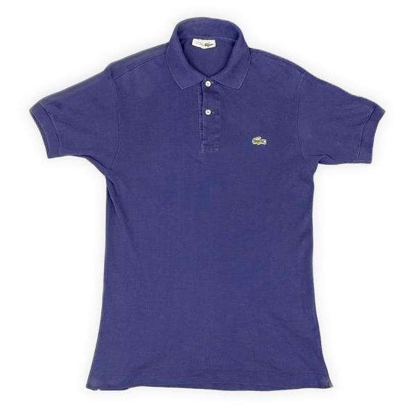 70's Rなし ビンテージ フランス製 MADE IN FRANCE ラコステ CHEMISE L...