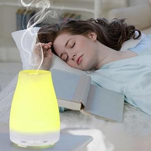 DEKAWEI アロマディフューザー 加湿器 超音波式 10...