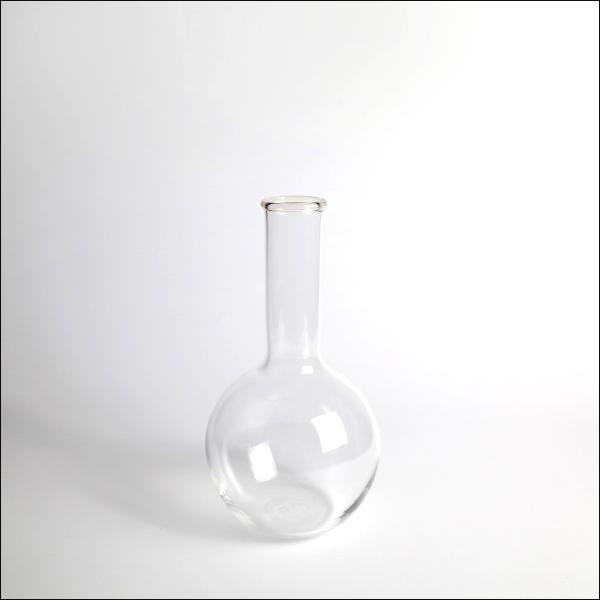 小泉硝子製作所　平底フラスコ　300ml　