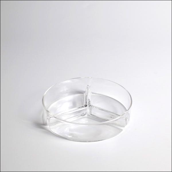 小泉硝子製作所　分画シャーレー　三分画