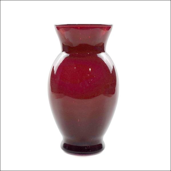 Anchor Hocking　Coolidge flower vase　Ruby red　1940s...