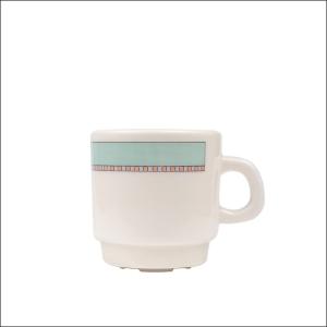 Arcoroc　Demitasse cup　Art D〓co 2000【DEAD STOCK】　アルコロック　デミタスカップ　アールデコ　フランス製　｜highlights