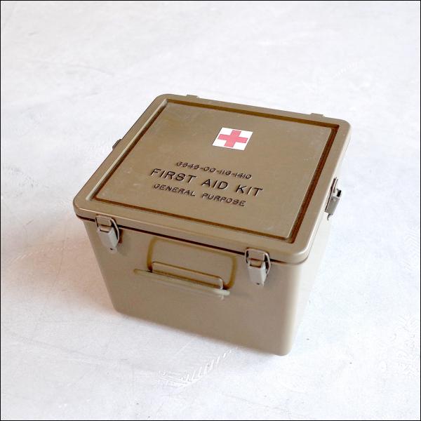 U.S.ARMY　First Aid Kit Box　アメリカ軍　ファーストエイドキット　メディカル...