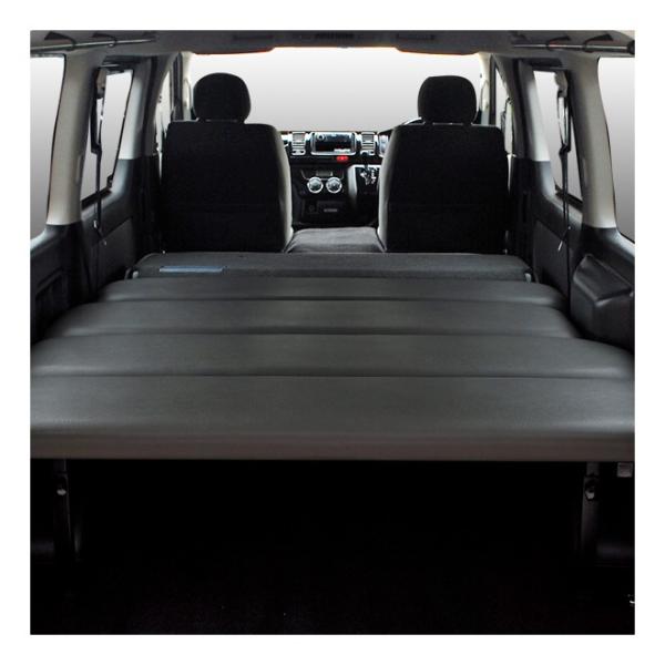 ハイエース S-GL ベッドキット ダークグレーレザー/クッション材40mm 日本製 200系 全年...