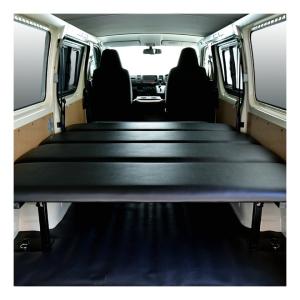 ハイエース 標準ボディDX リアヒーター無車 ベッドキット レザータイプ/クッション材40mm 200系 全年式対応 (現行モデル 8型 対応) 日本製