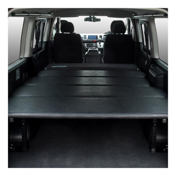 ハイエース S-GL ベッドキット レザータイプ/クッション材20mm 日本製　200系 全年式対応...