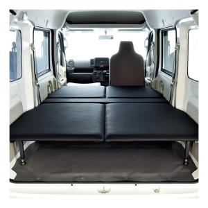 エブリィバン DA17V PC/PA/GA 専用ベッドキット・レザータイプ/クッション材20mm・エブリイ車中泊・エブリー車中泊マット・エブリイバン パーツDA17V