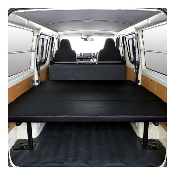 ハイエース DX m.flat ベッドキット レザータイプ/クッション材40mm 200系ハイエース...