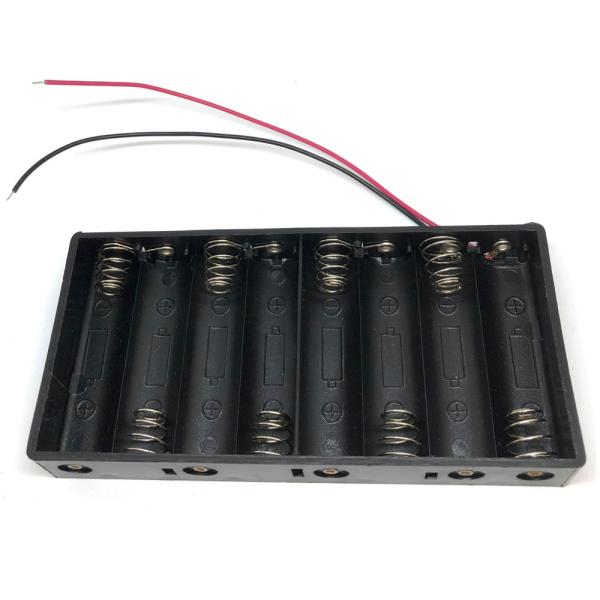 12V 単三 乾電池 8本用 DC 2芯 DC バッテリー ケース 電池ボックス バッテリーホルダー...