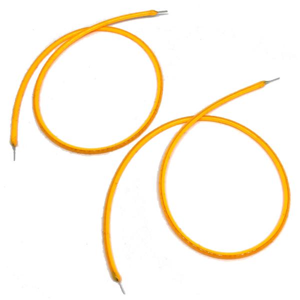 フレキシブル フィラメント LED 255mm 3V ２個入り フィラメント電球 素子 DIY 電池...