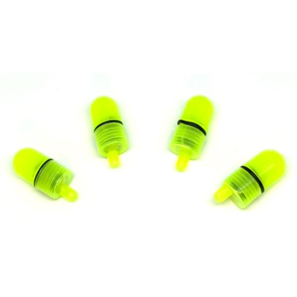 竿先ライト LED 赤 4個セット 穂先ライト 釣り LEDライト 夜釣り うなぎ バルク品 釣り具...