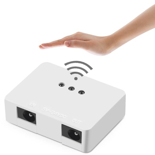 調光機能付 手振り センサー ジェスチャー スイッチ DC5V - 24V USB機器対応 手を振る...