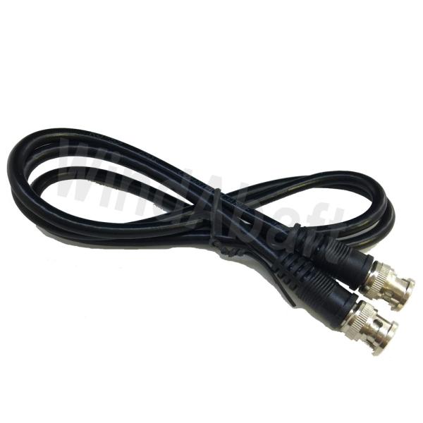 防犯カメラ向け 75Ω RG59 BNCオス ケーブル BNCプラグ - BNCプラグ 1Mケーブル...