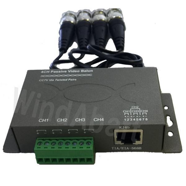 HD防犯カメラ用 スプリッター  BNCプラグ接続 LANケーブル1本で 4台のカメラ映像 を延長で...