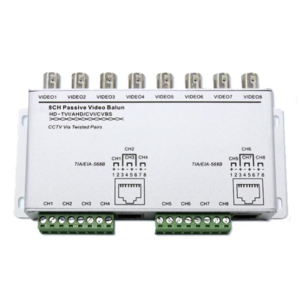 新 HD 防犯カメラ 8台用 LAN 延長器 BNCジャック接続 AHD HD-CVI TVI CV...