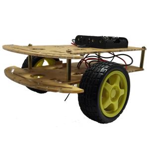 Arduino 車体キット ラジコン ロボット カー 2輪駆動 二層式 三輪スマートカー シャーシ2枚付 RaspberryPi 二輪駆動 smart car レターパック配送可