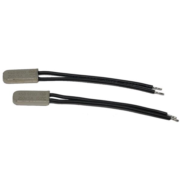 バイメタル サーモスイッチ 150度タイプ 常閉型 2個入 KSD9700 サーモスタット NC型 ...