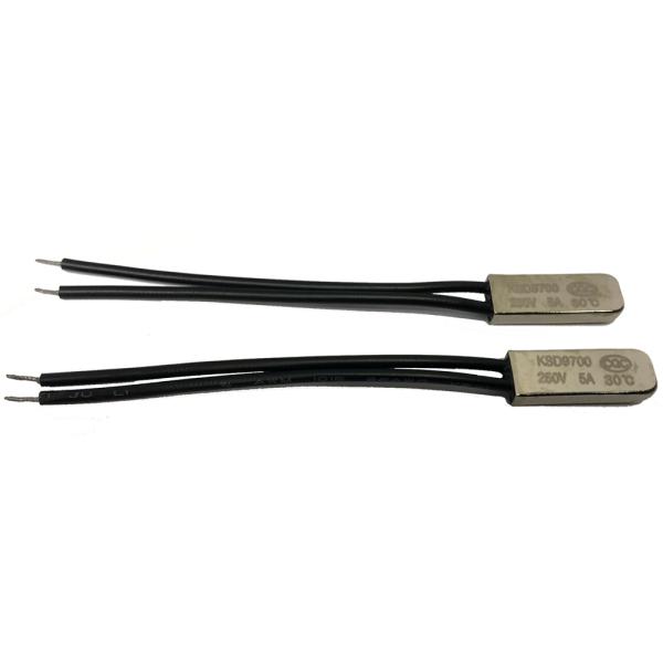 バイメタル サーモスイッチ 30度タイプ 常閉型 2個入 KSD9700 サーモスタット 温度スイッ...