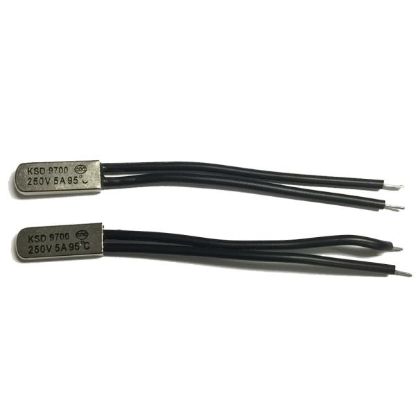 バイメタル式 サーモスイッチ 95度タイプ 常開型 2個入 KSD9700 サーモスタット 温度スイ...