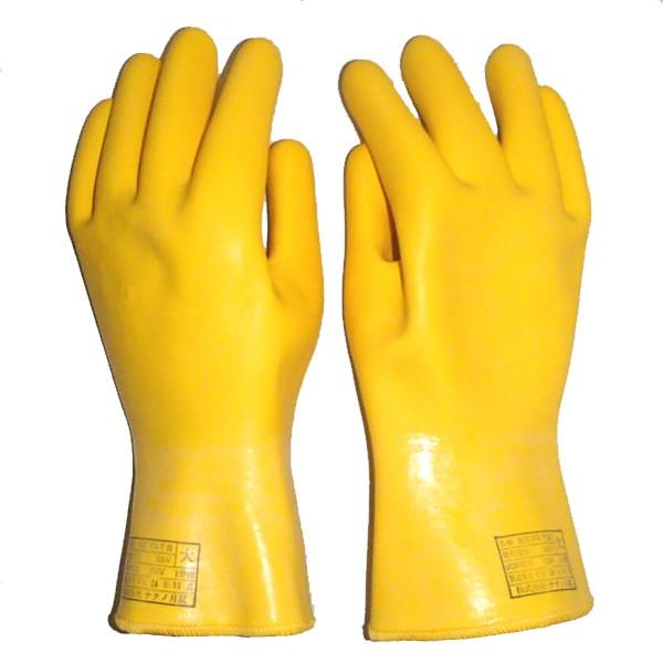 低電圧 絶縁ゴム手袋 電気 絶縁手袋 低圧手袋 耐電ゴム手袋 電気用ゴム手袋 日本製 低圧用 300...