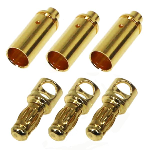 ブラシレスモーターコネクターB 3.5mm(ラウンドホール用)[3008]