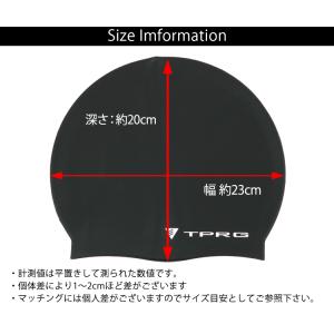 スイムキャップ シリコン 水泳帽 TPRG シ...の詳細画像5